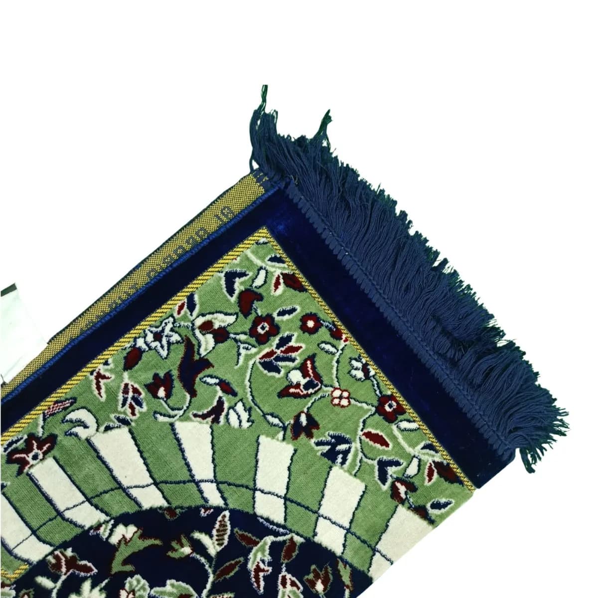 প্রিমিয়াম নেভি ব্লু জায়নামাজ | Premium Floral Islamic Prayer Mat