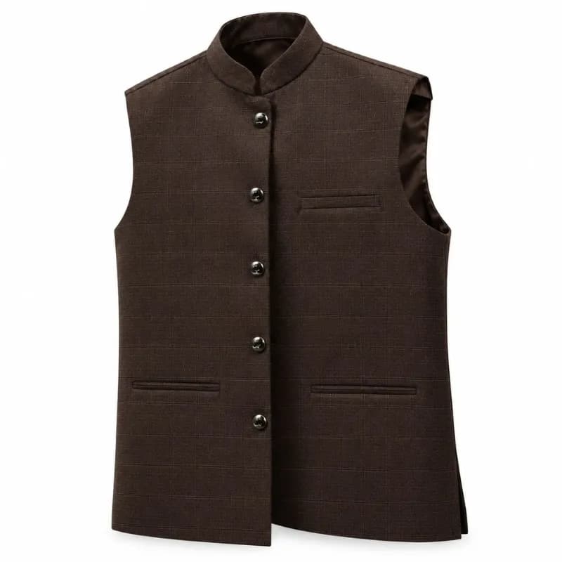 প্রিমিয়াম ব্রাউন চেক কটি | Premium Brown Check Koti