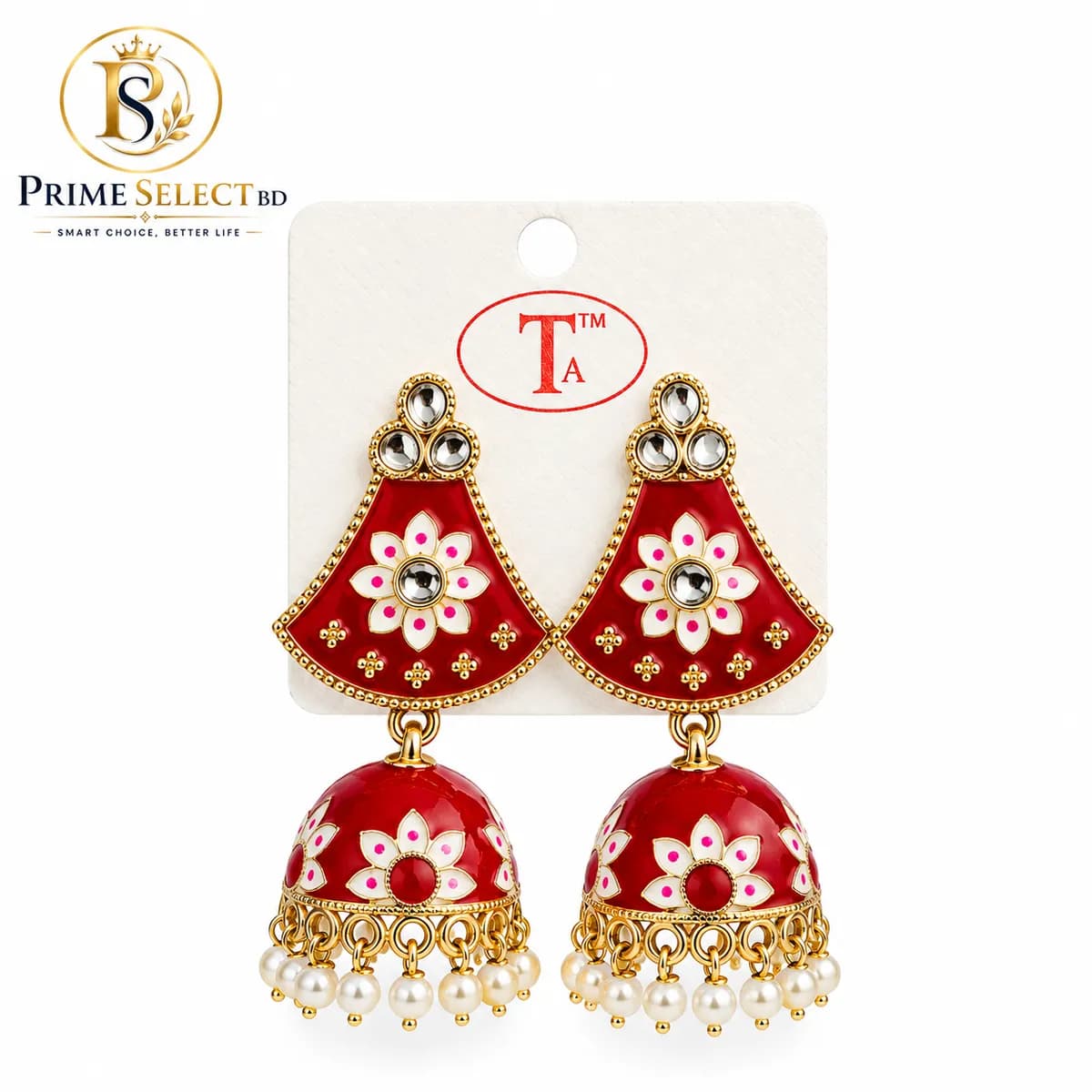Kashmeri Earring â āϞāĻžāϞ āĻĢā§āϞā§āϰ āĻĄāĻŋāĻāĻžāĻāύā§āϰ āĻā§āĻŽāĻāĻž āĻāĻžāύā§āϰ āĻĻā§āϞ