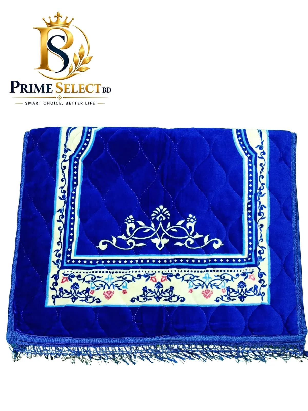 Premium Blue Velvet Prayer Mat | āĻĒā§āϰāĻŋāĻŽāĻŋā§āĻžāĻŽ āύā§āϞ āĻāĻžā§āύāĻžāĻŽāĻžāĻ